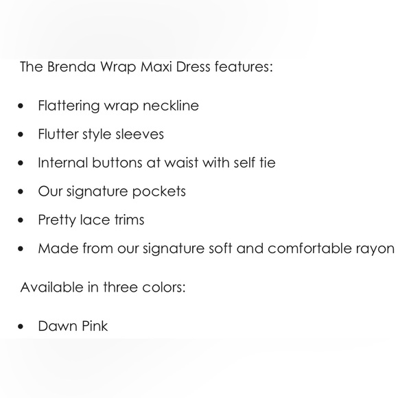 TULLE & BATISTE handmade floral Pink and Blue Wrap Rayon Maxi Dress NWT - Picture 10 of 16